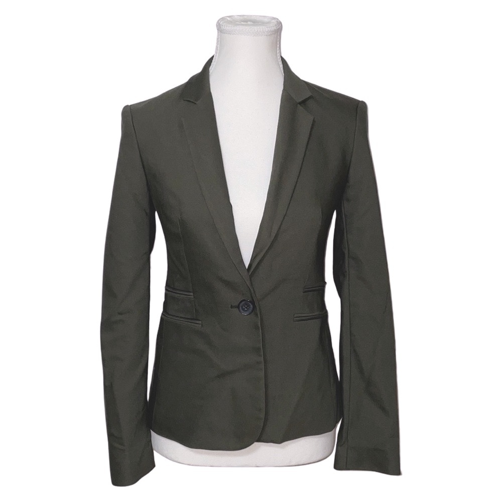 Express Olive Green Blazer Jacket